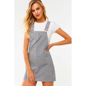 NWT Houndstooth Overall Dress